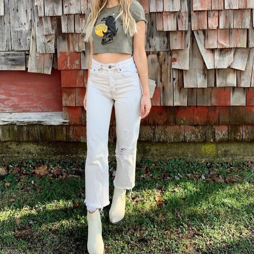 Urban Outfitters BDG Ripped Straight Leg Jeans